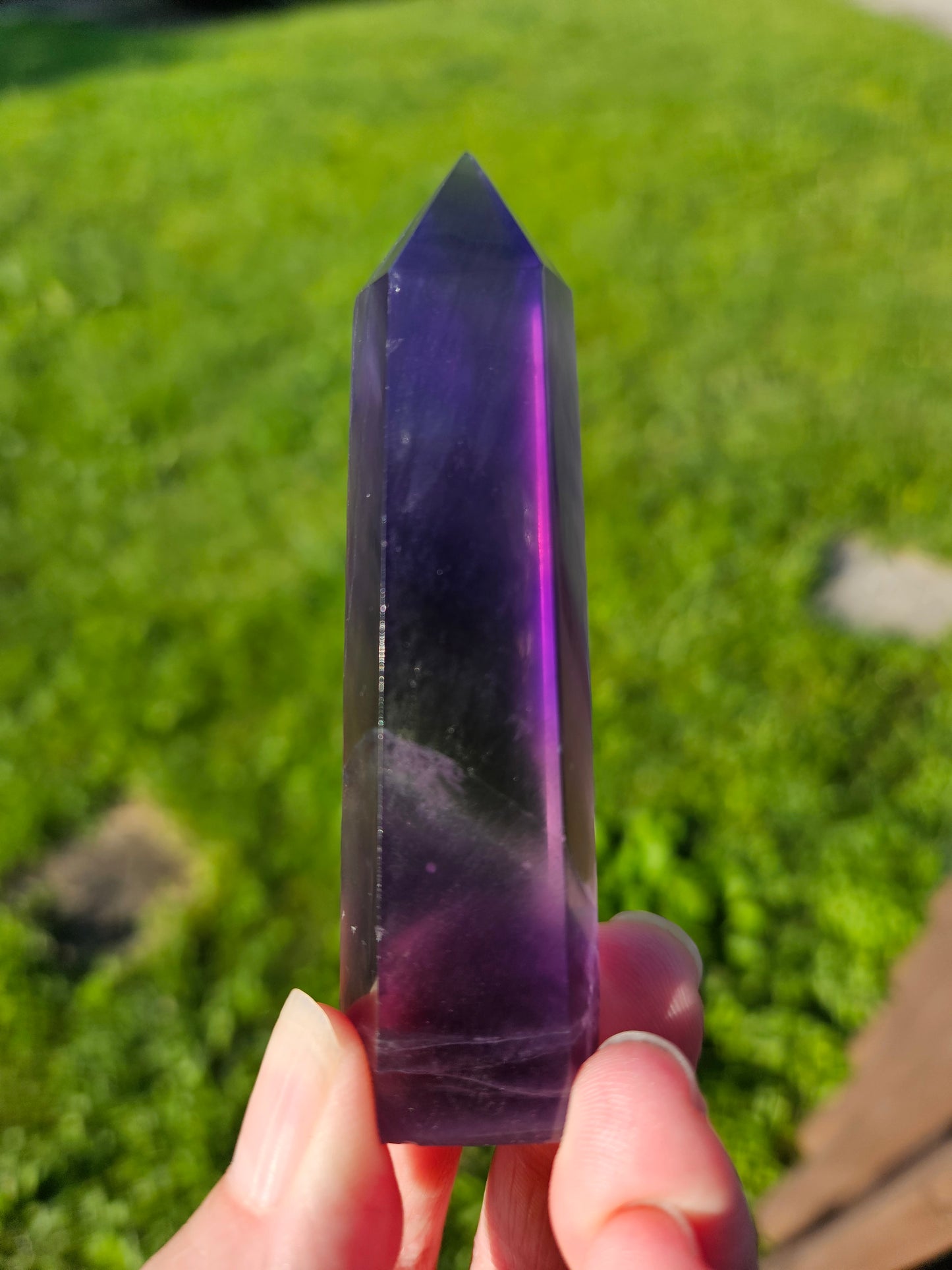Purple Fluorite Tower