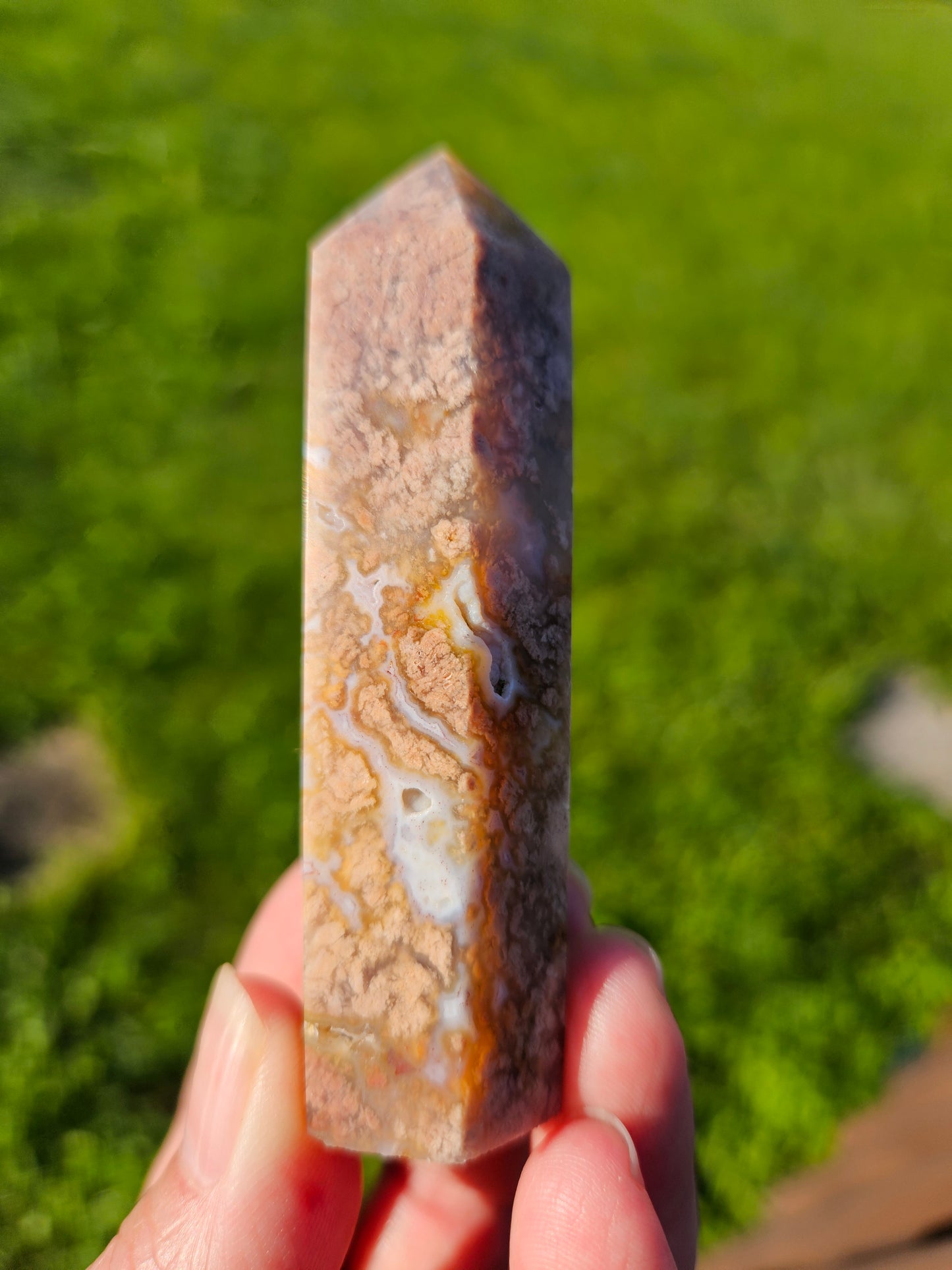 Snowflake Agate Tower