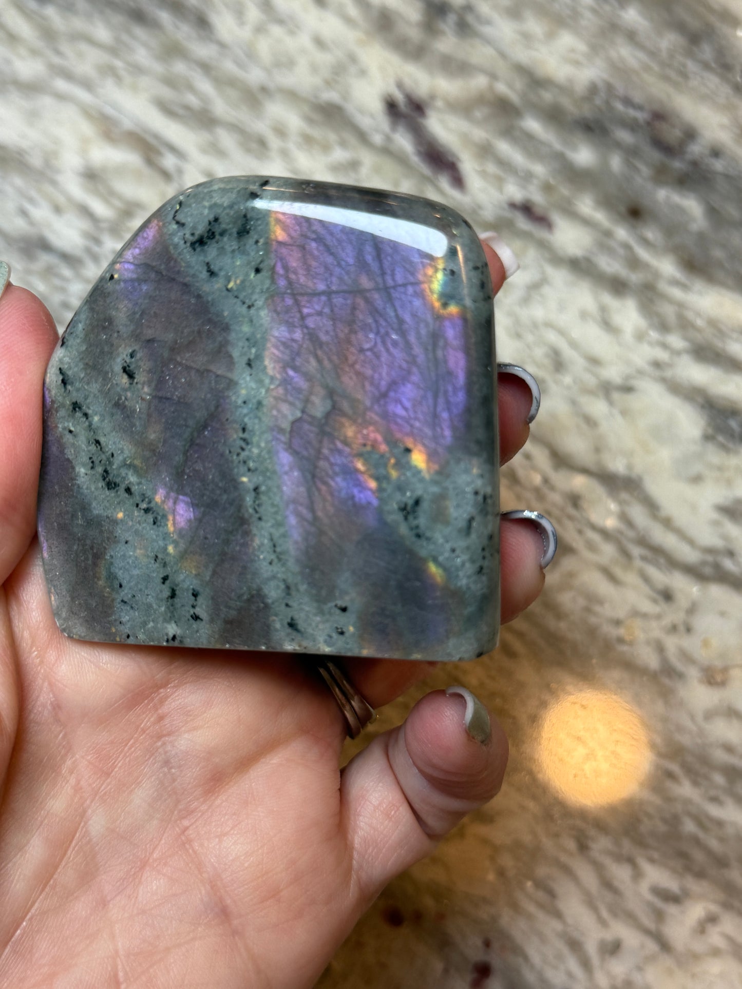 Natural Sunset Labradorite Freeform