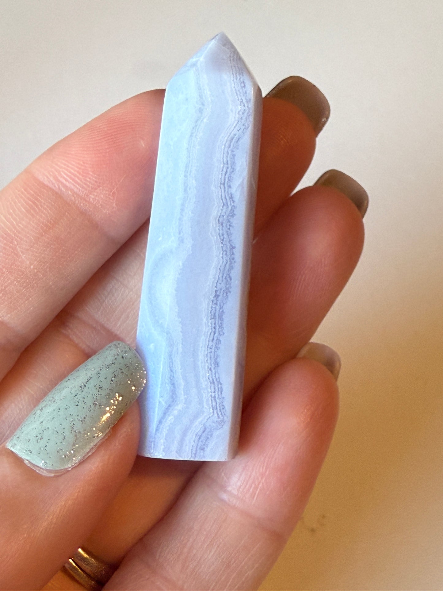 2.5" Blue Lace Agate Towers