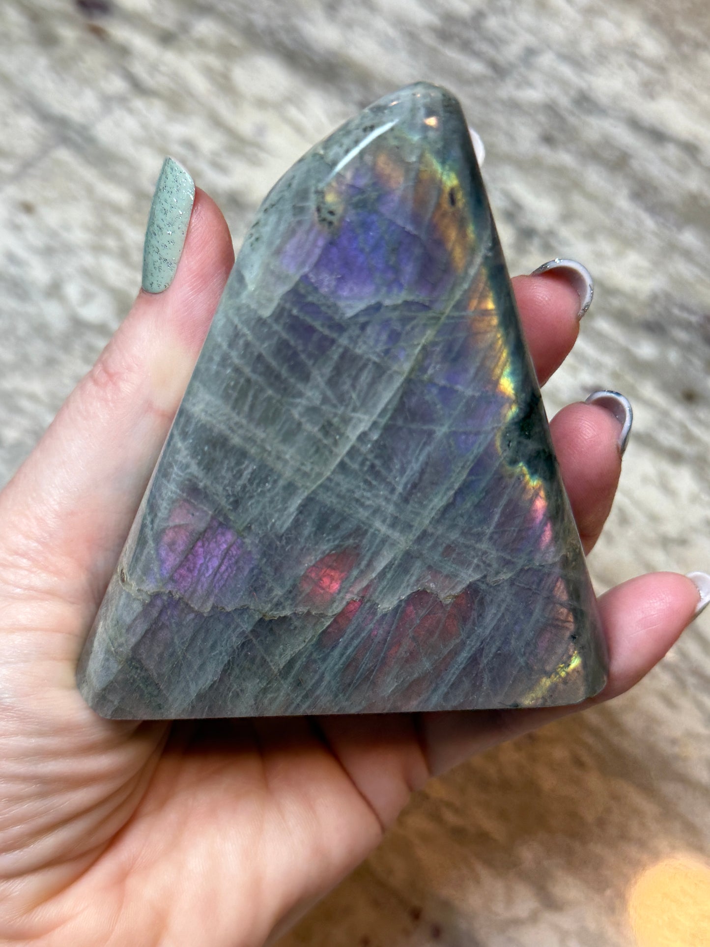 Natural Sunset Labradorite Freeform