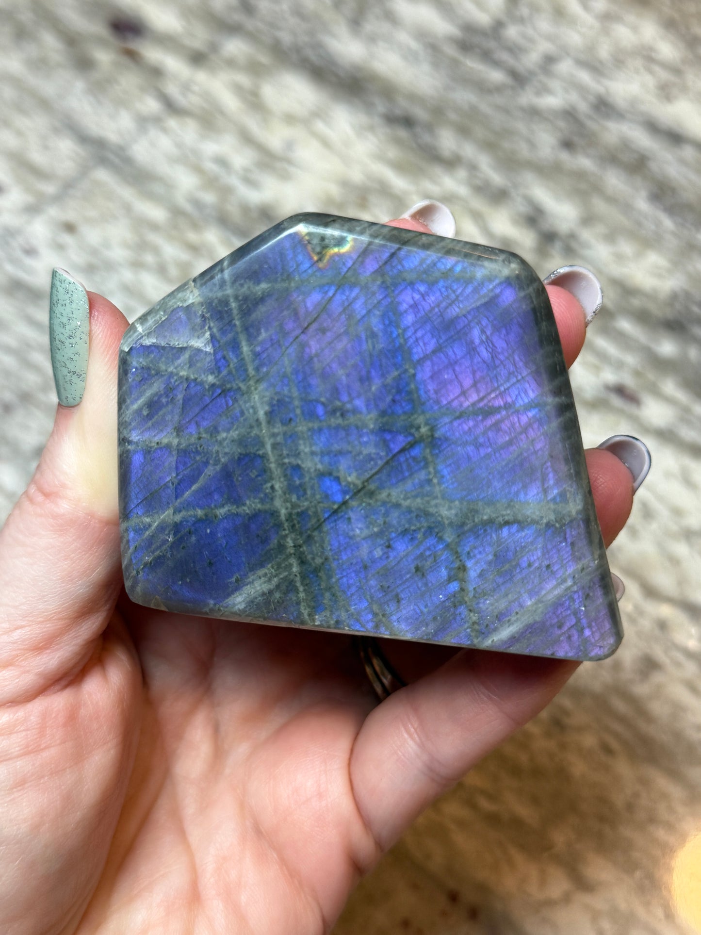 Natural Sunset Labradorite Freeform