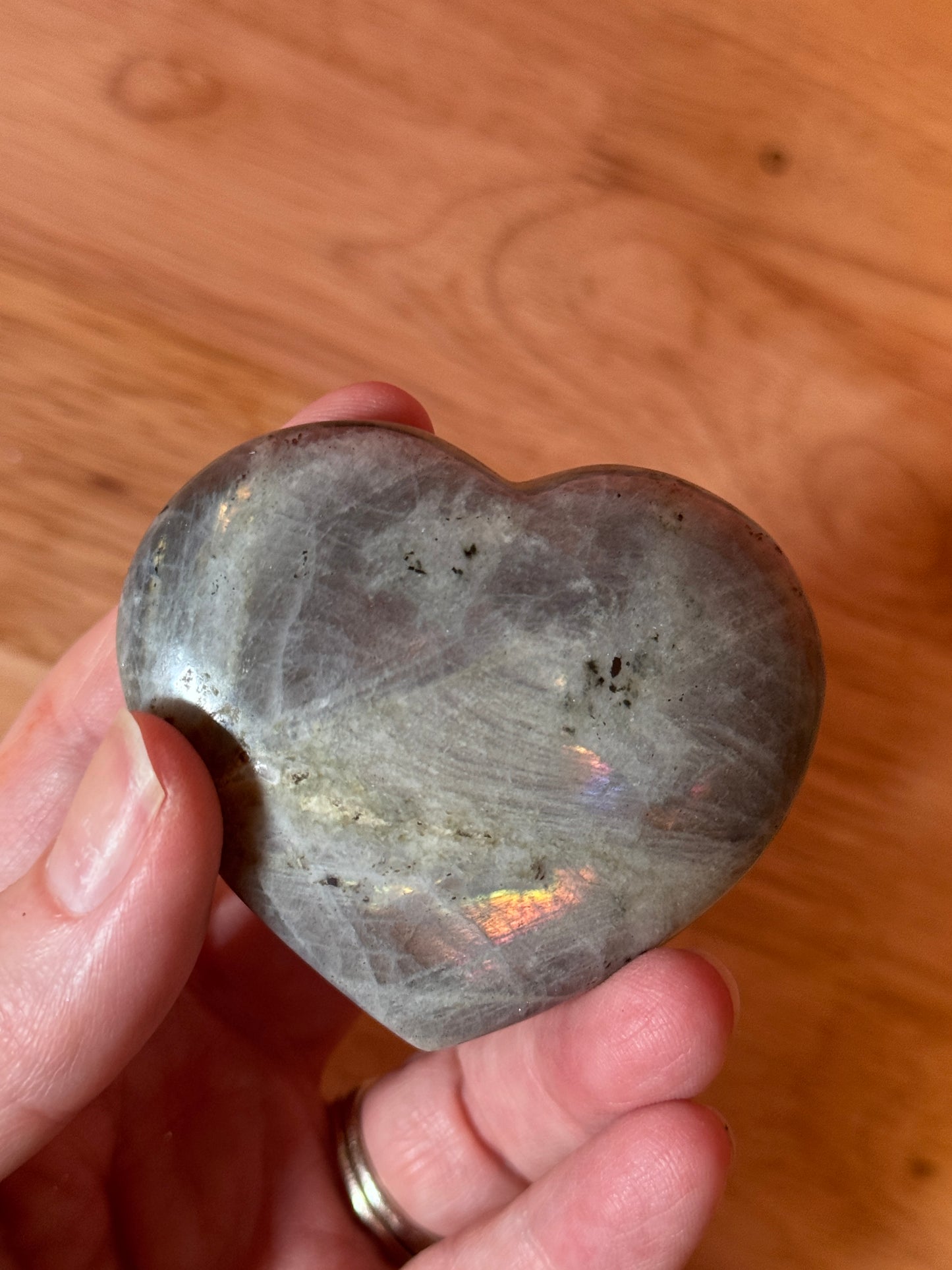 Labradorite Heart L
