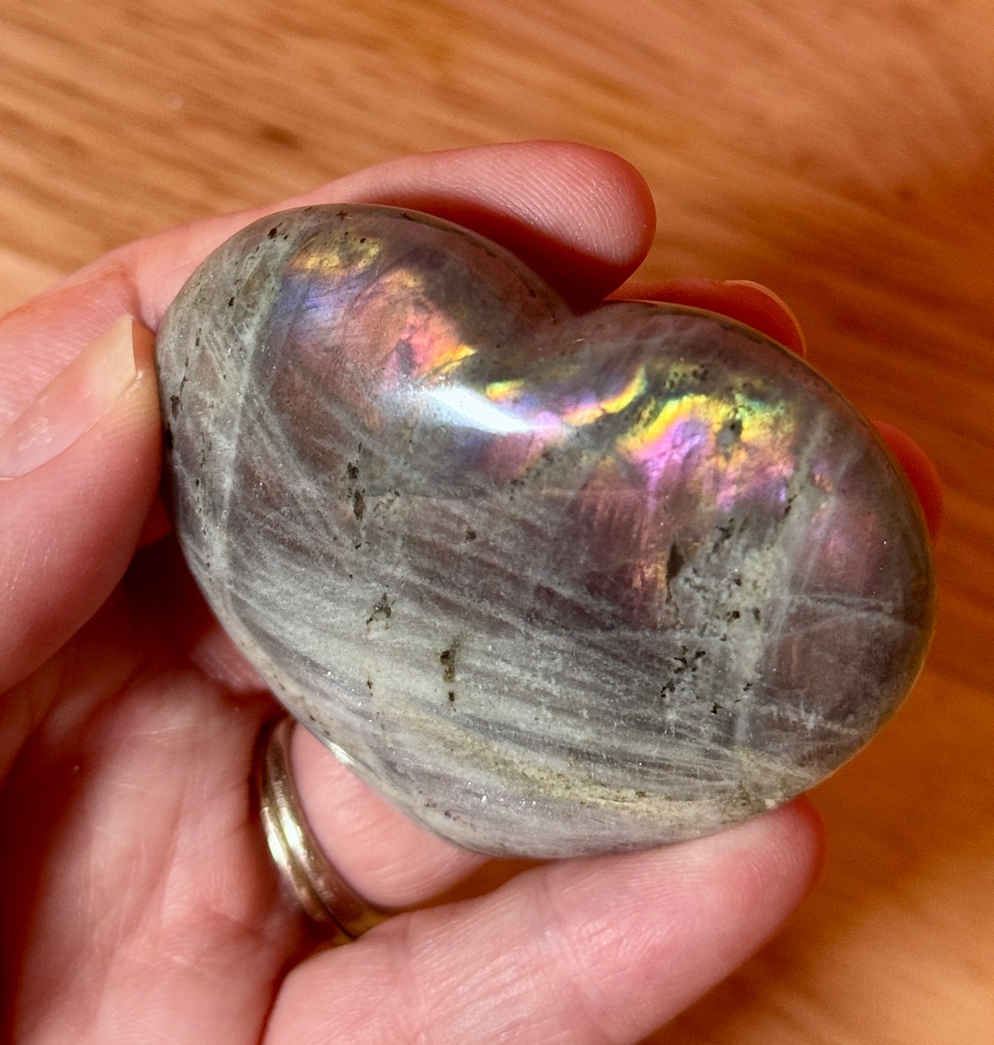 Labradorite Heart L