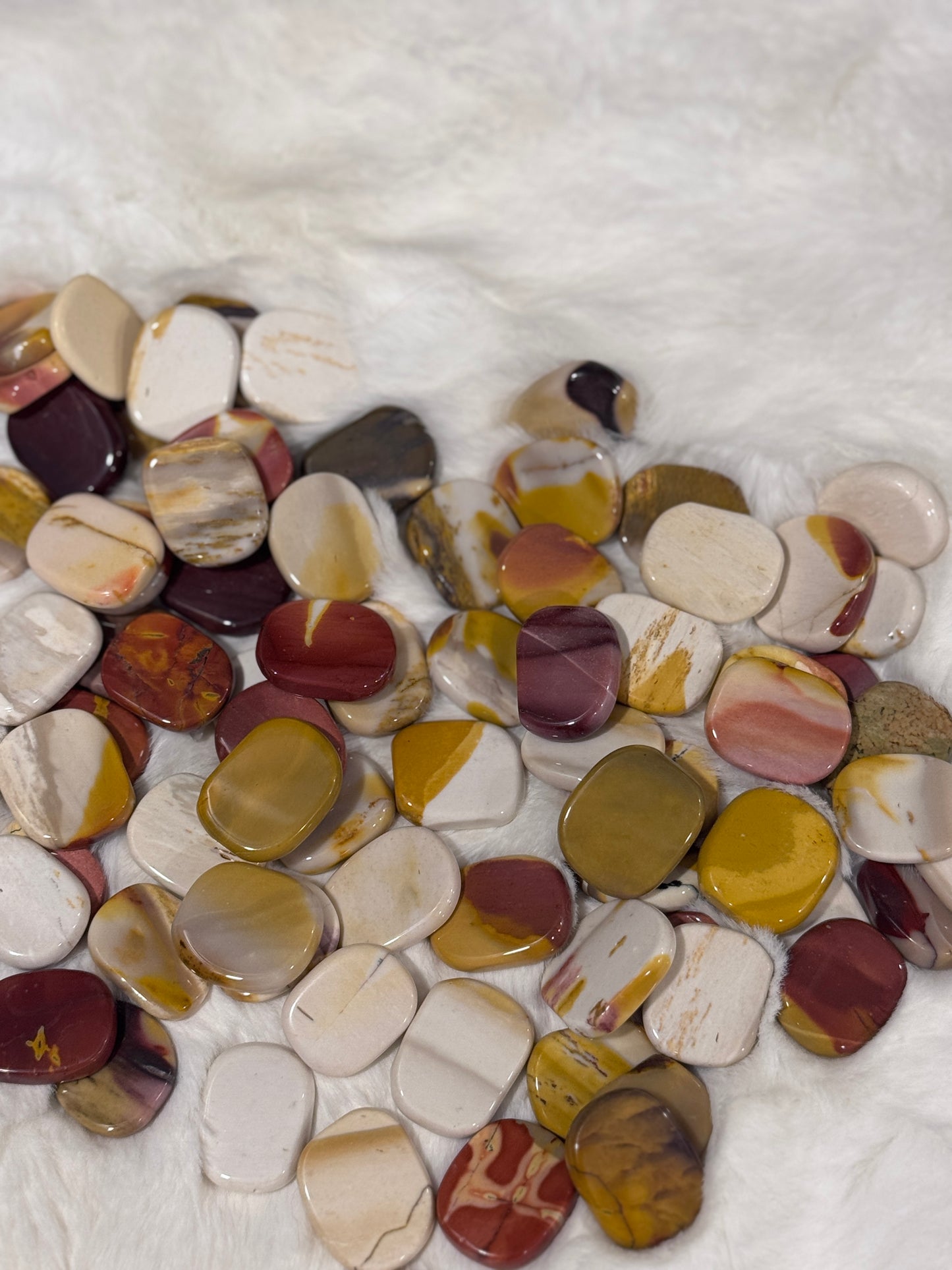 Mookaite Jasper Smooth Small Flat Stone
