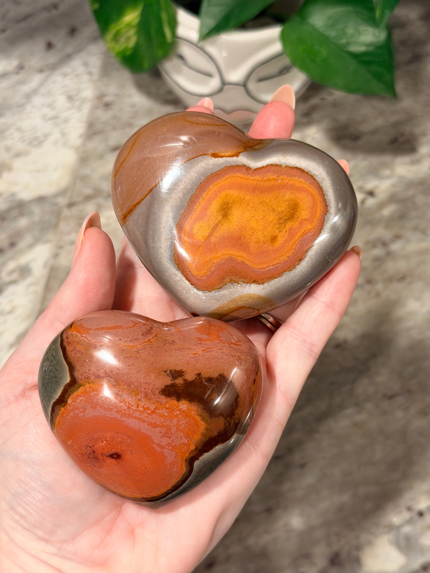 Polychrome Jasper Heart