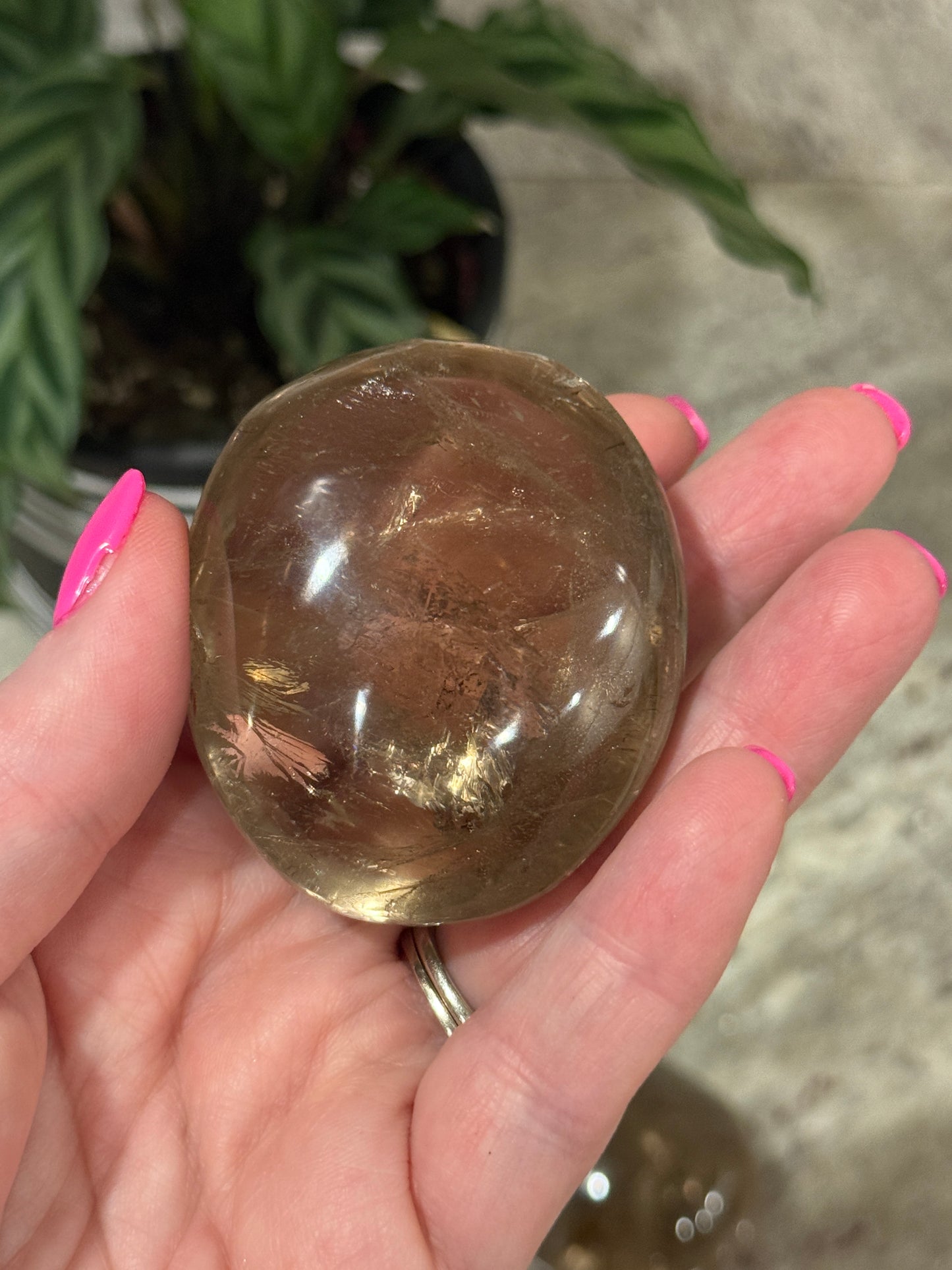 Smoky Quartz Palm Stones