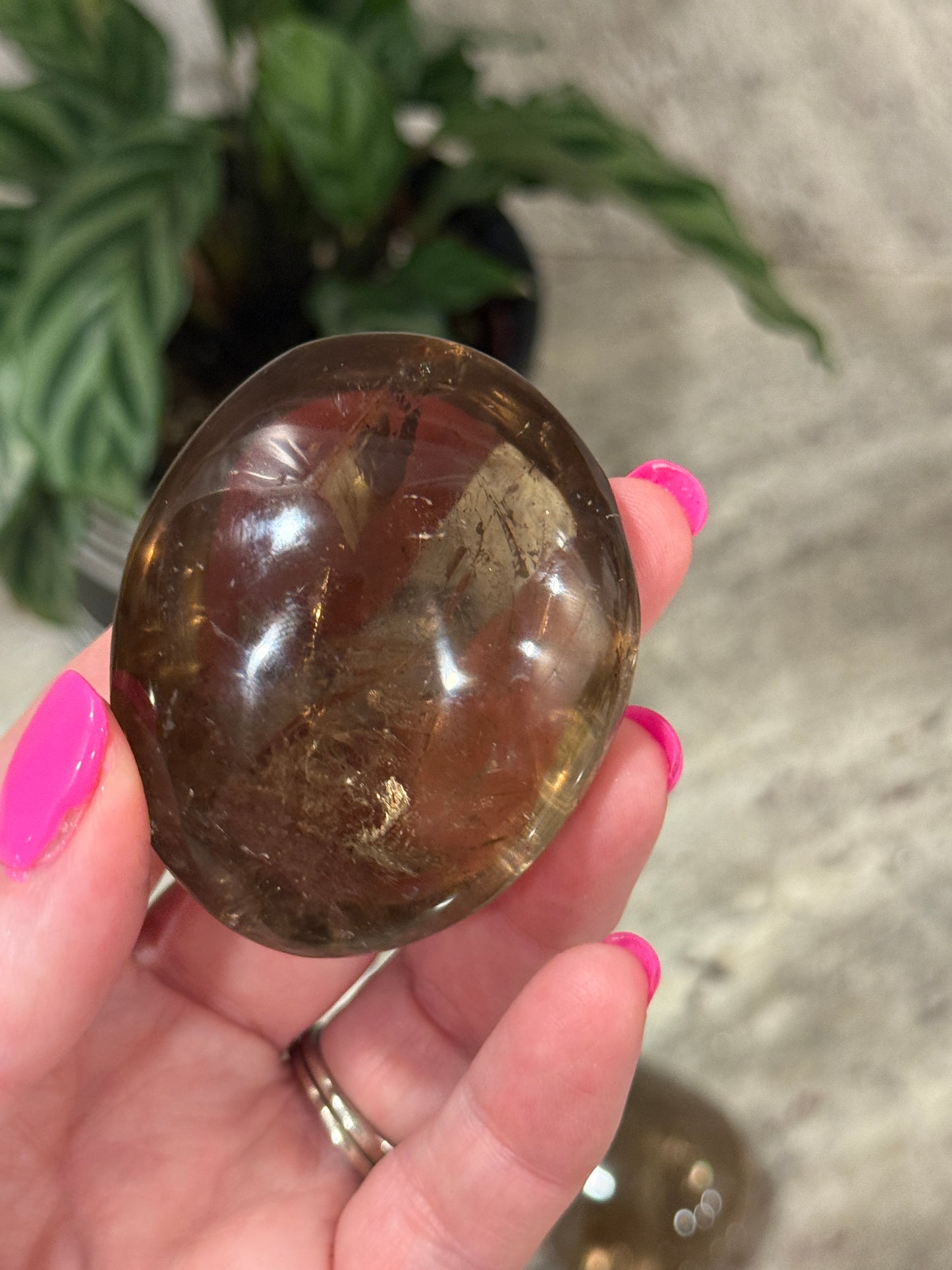 Smoky Quartz Palm Stones