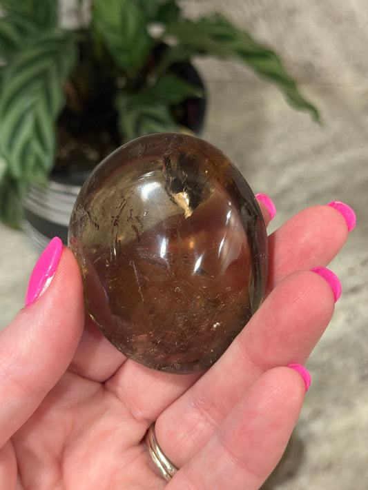Smoky Quartz Palm Stones