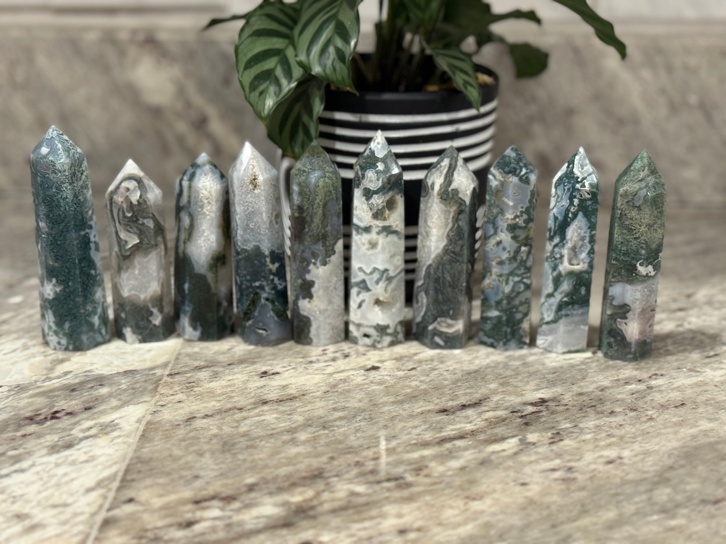 Moss Agate Towers