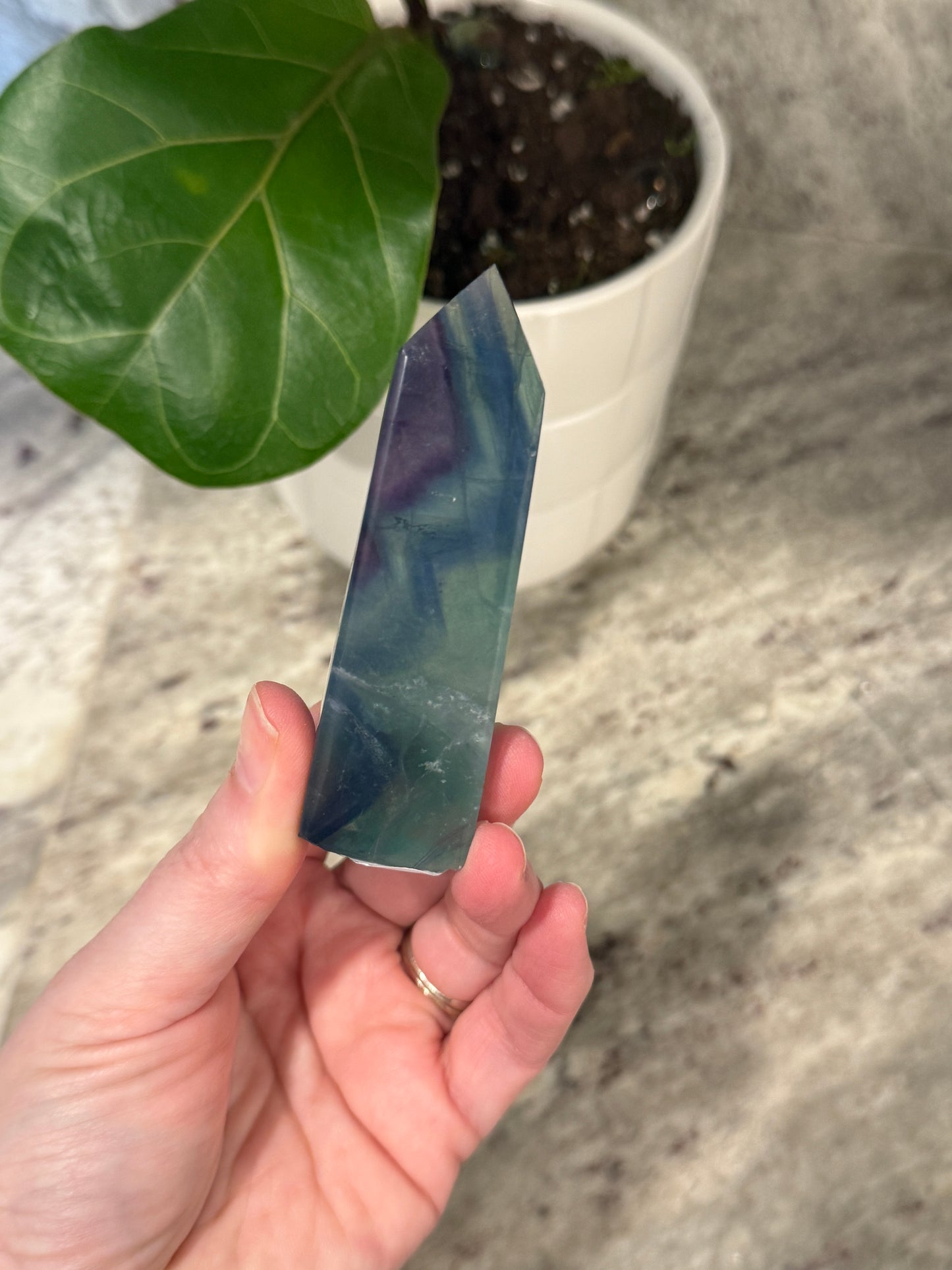 Rainbow Flourite Tower