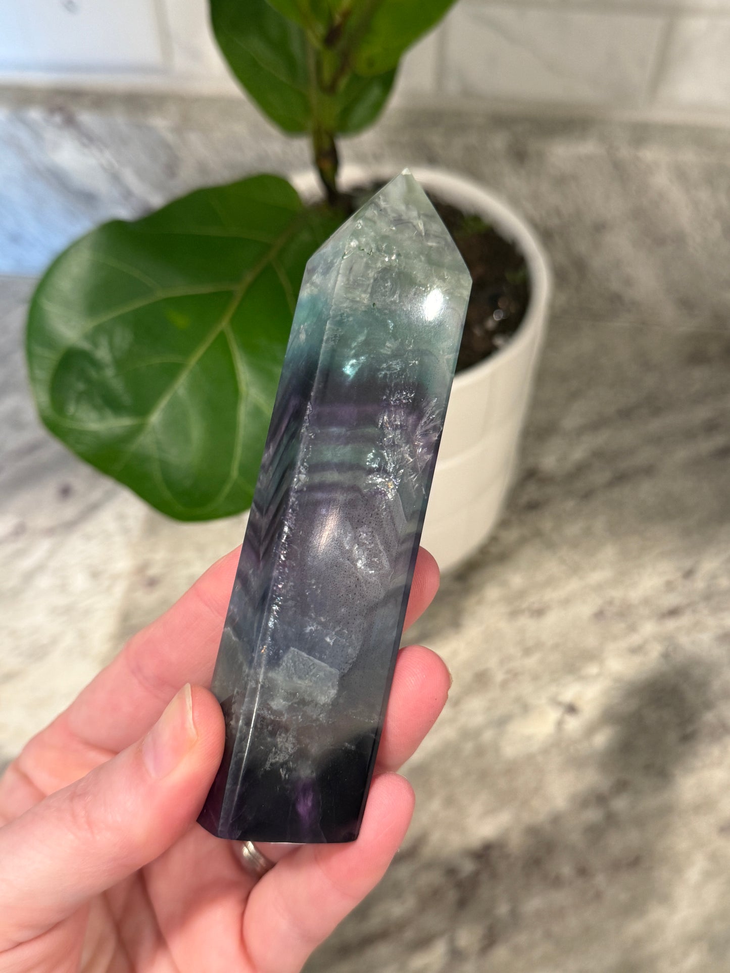 Rainbow Flourite Tower