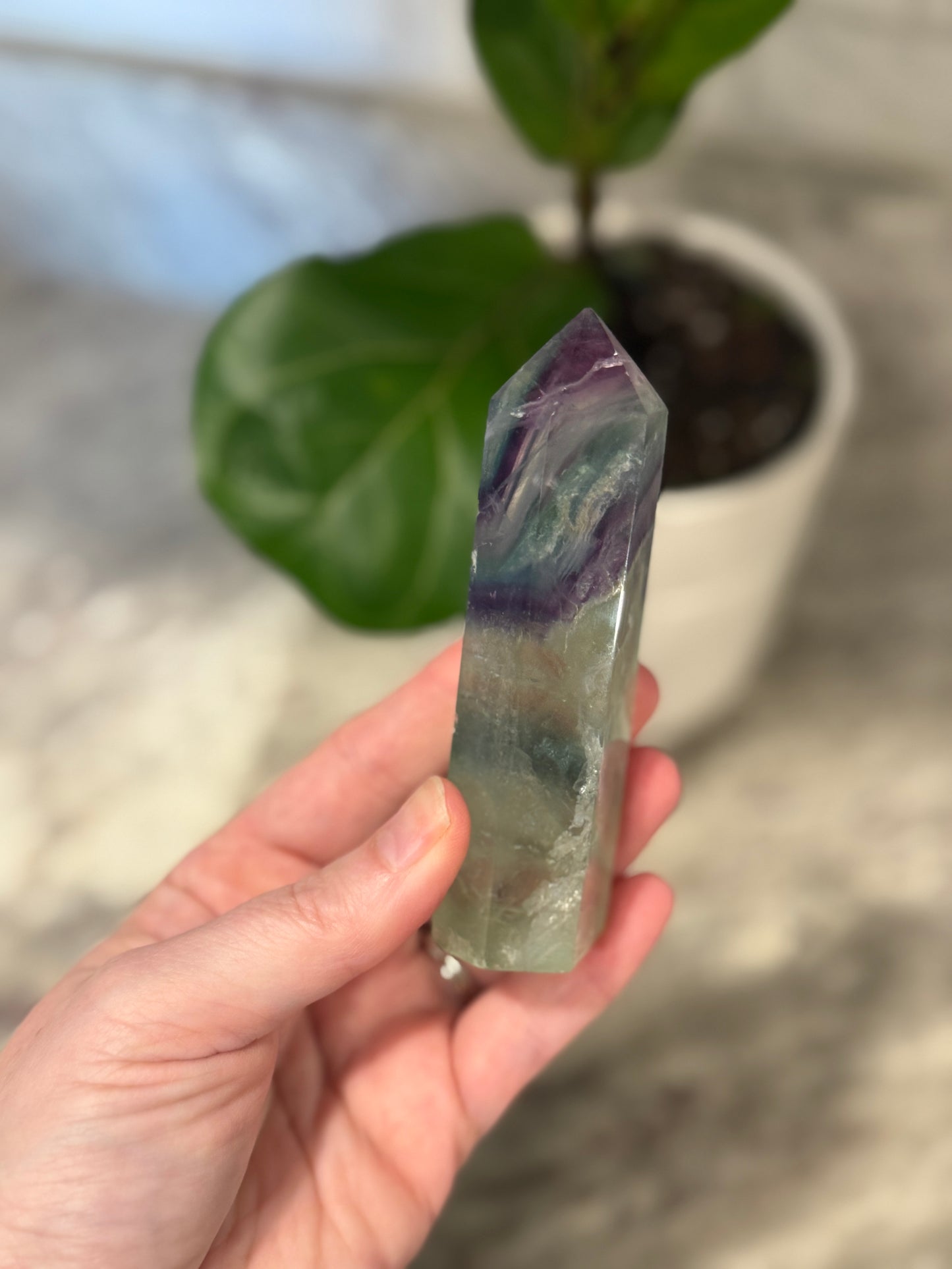 Rainbow Flourite Tower