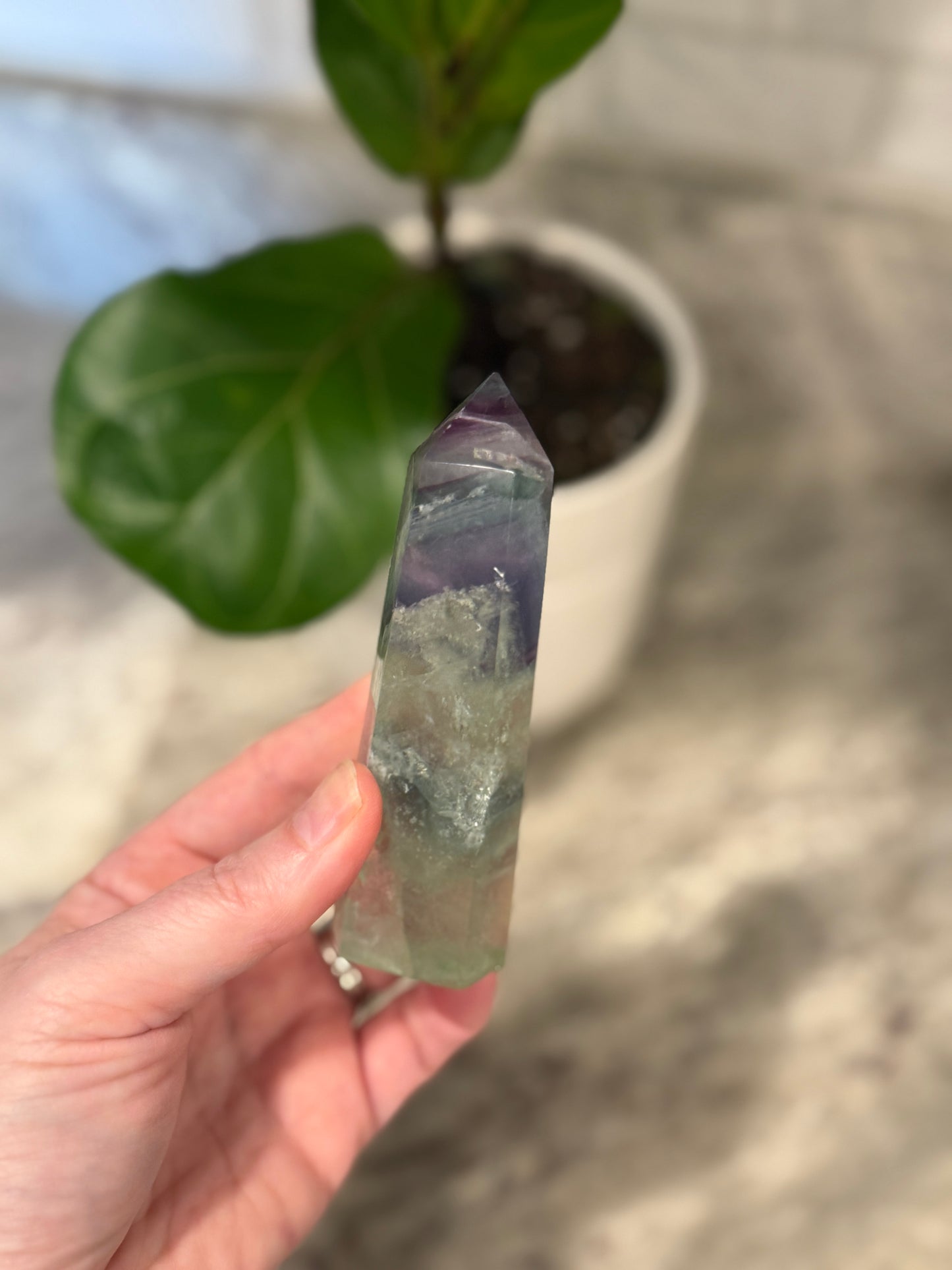 Rainbow Flourite Tower