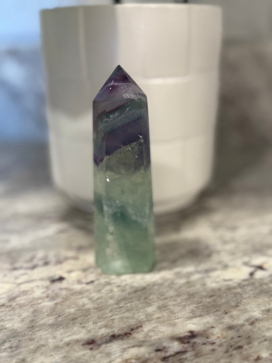Rainbow Flourite Tower