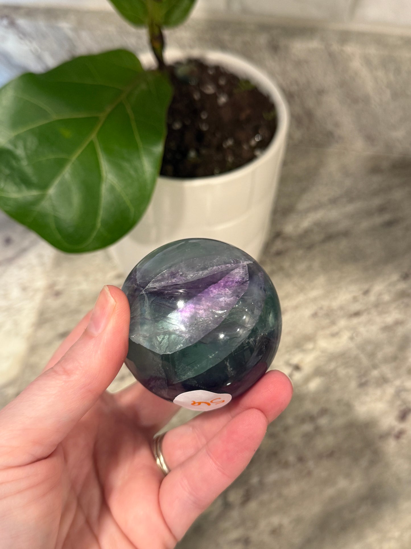 Rainbow Flourite Sphere B