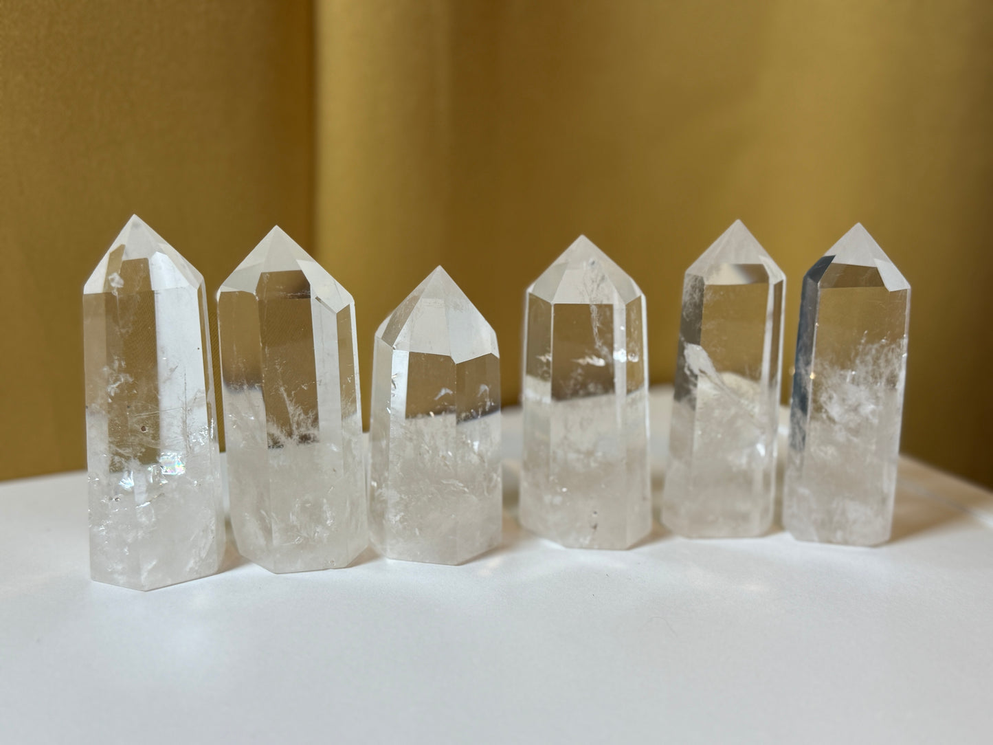Clear Quartz Towers