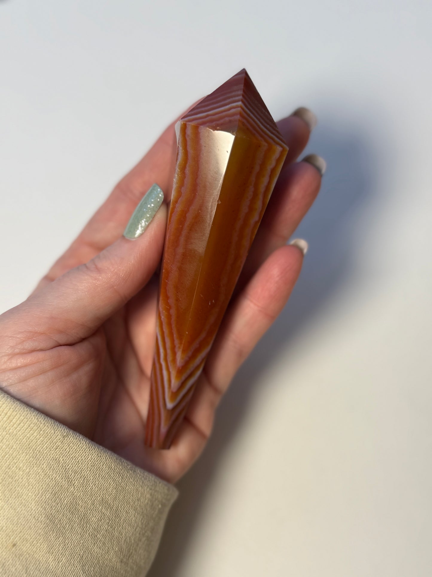 Carnelian Scepter w stand