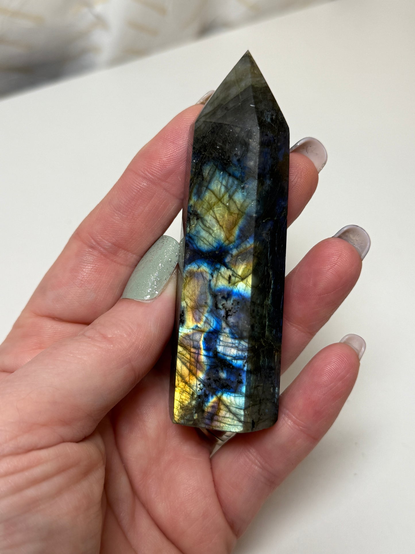 Labradorite Obelisk Point