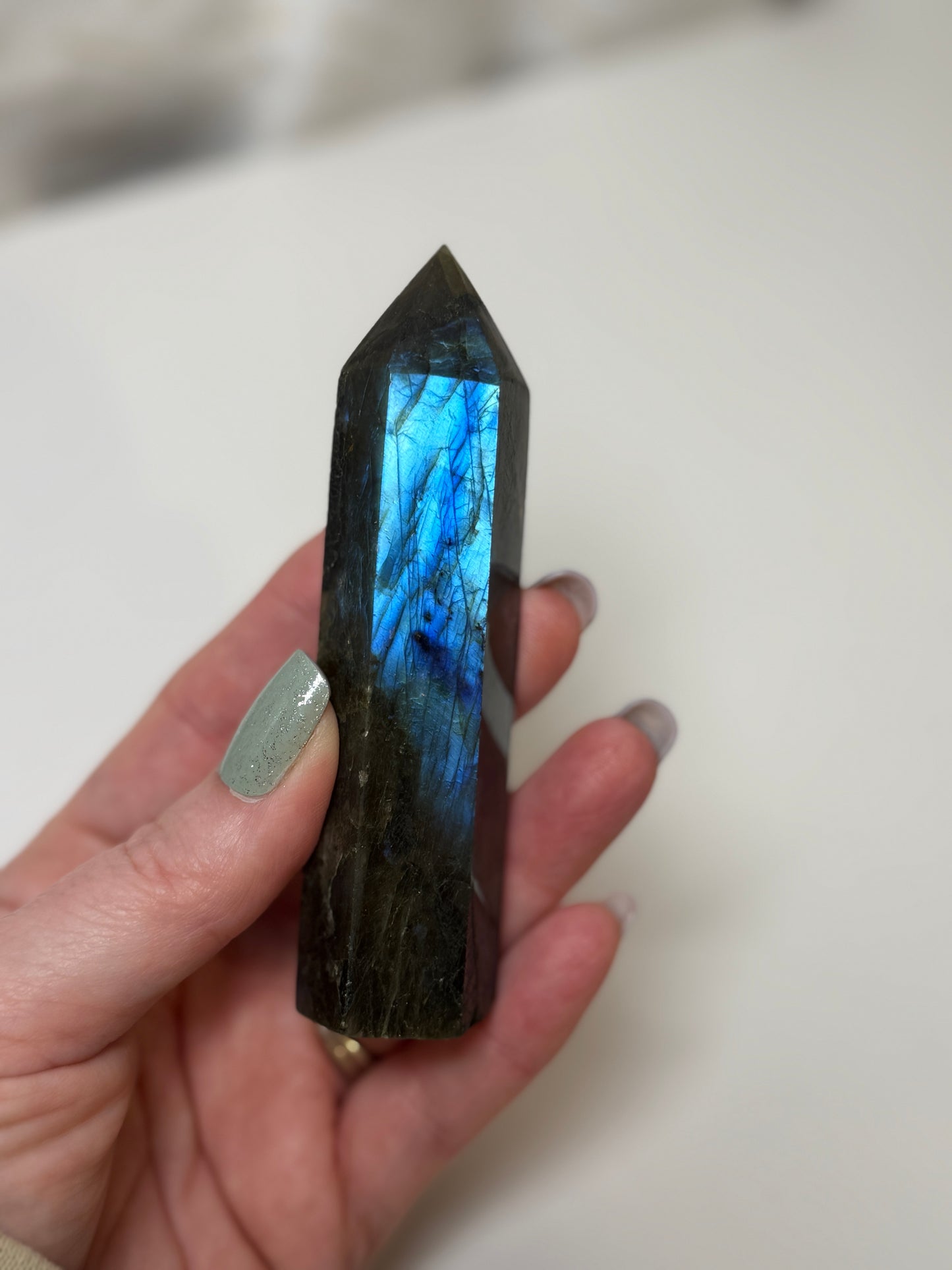 Labradorite Obelisk Point
