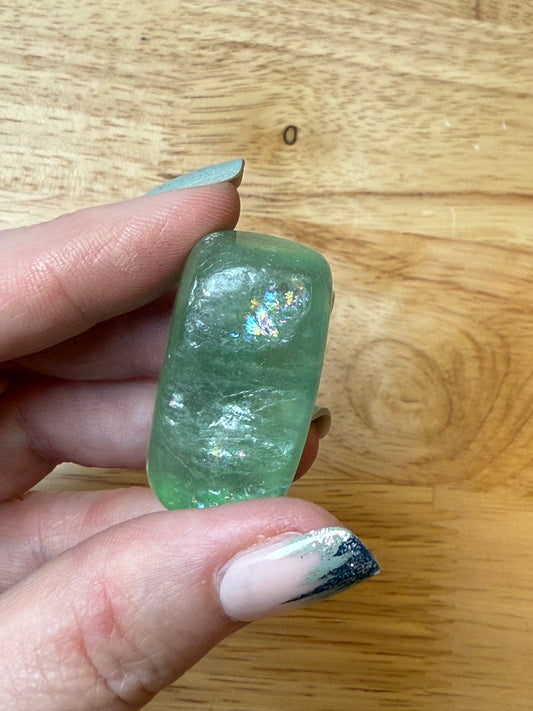 Rainbow Fluorite Tumbles