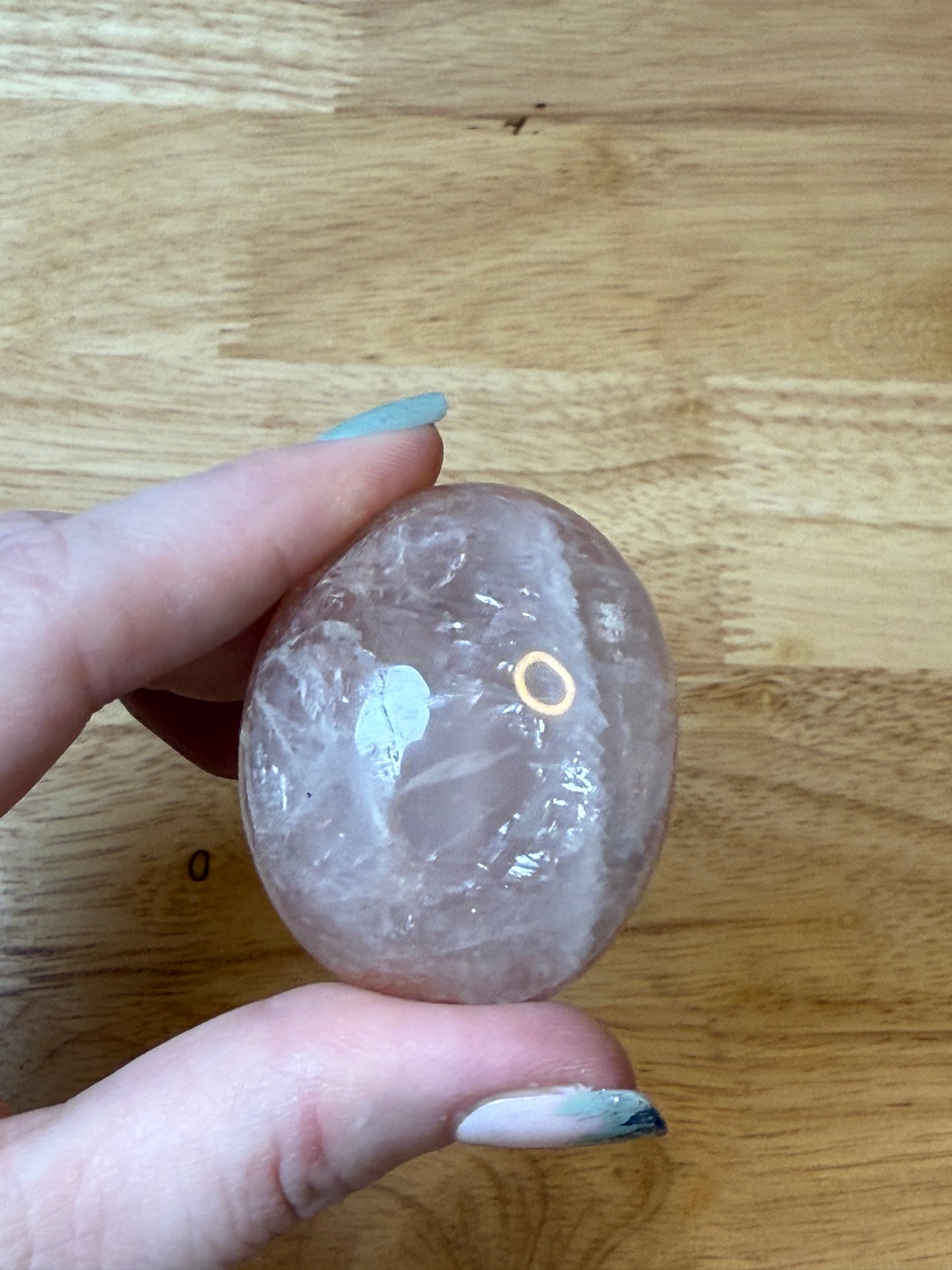 Fire Quartz Palm Stone