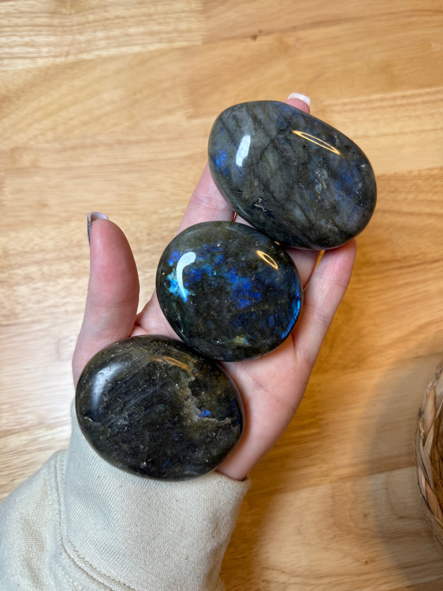 Labradorite Palm Stone