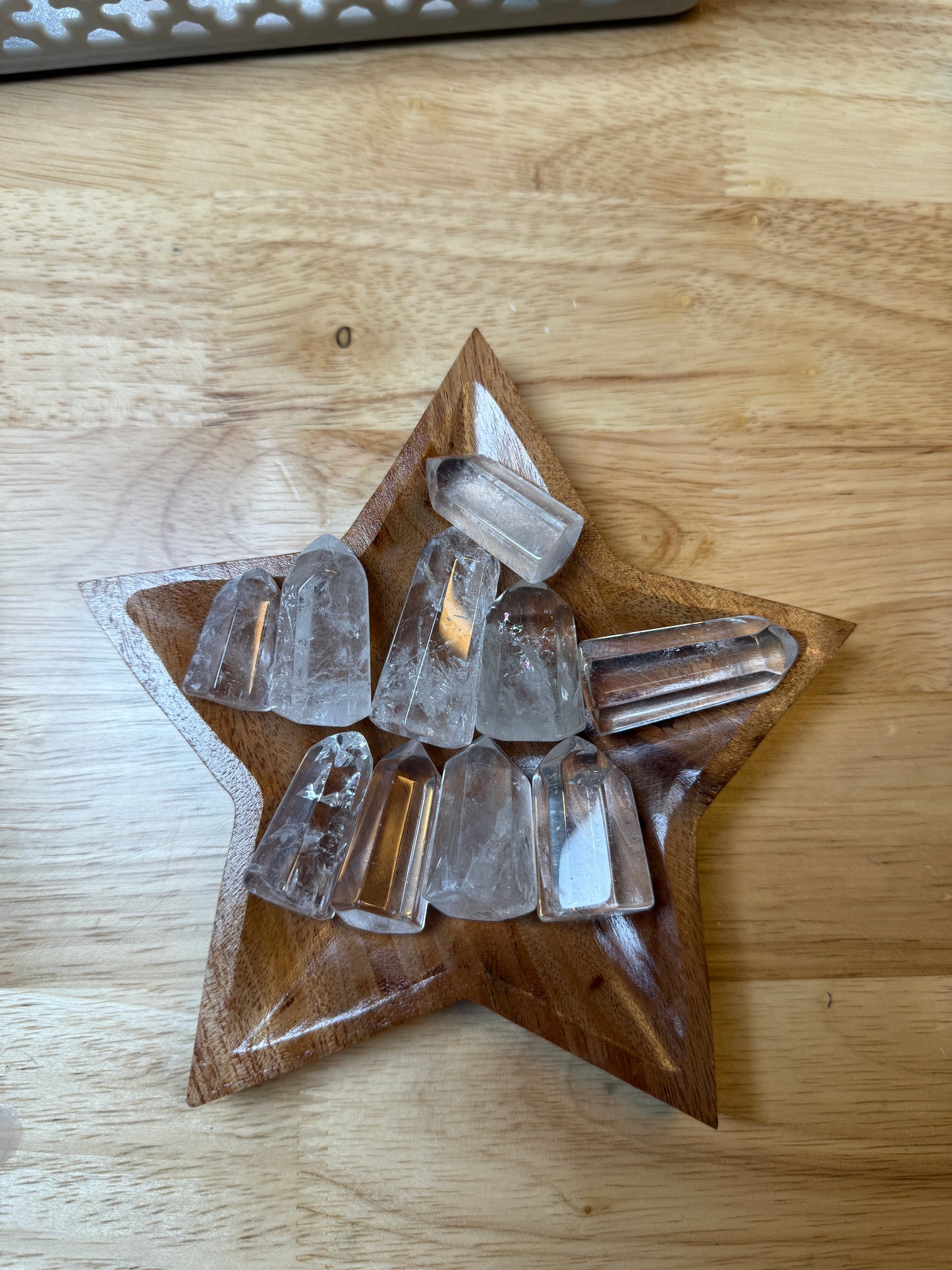 Mini Clear Crystal Quartz Towers