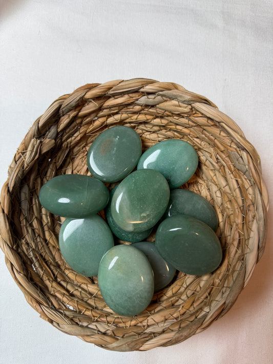 Green Aventurine Palm Stone