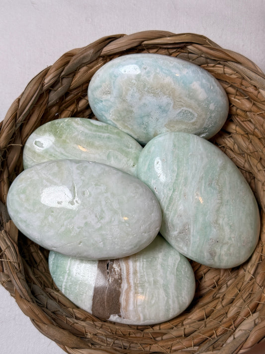 Caribbean Calcite Palm Stone