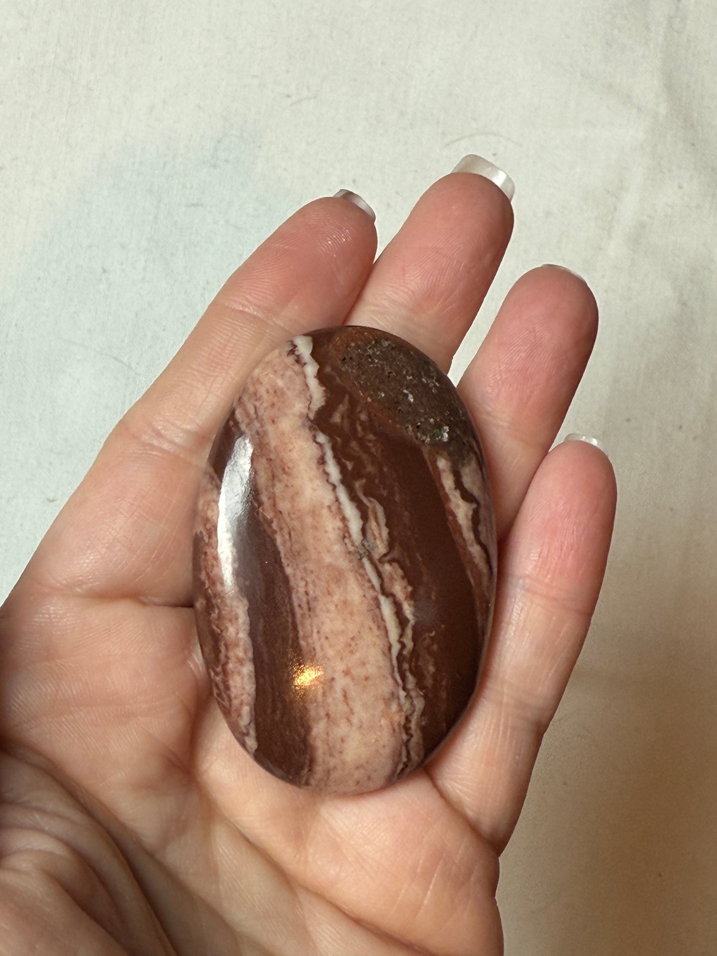 Mookaite Palm Stone