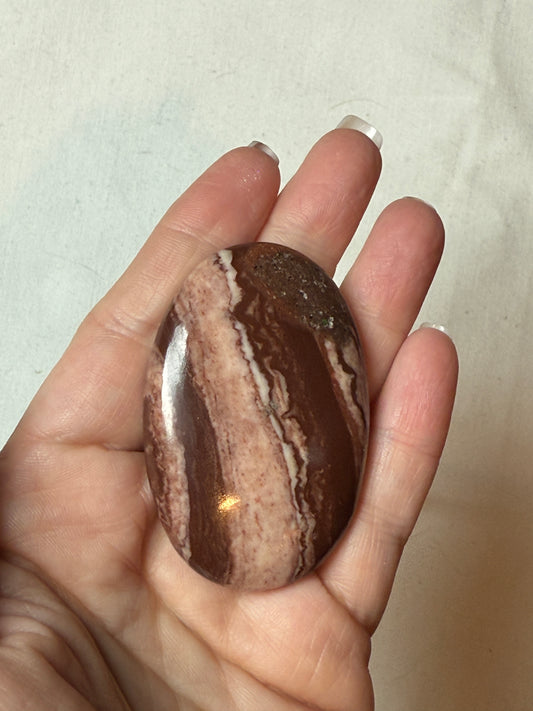 Mookaite Palm Stone