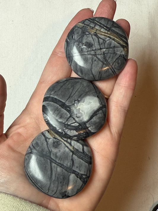 Gemstone Cookie (Round Palm Stone/Worry Stone)