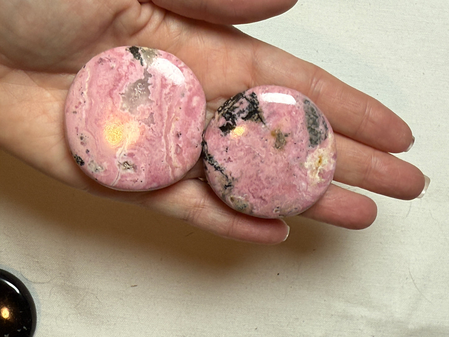 Gemstone Cookie (Round Palm Stone/Worry Stone)