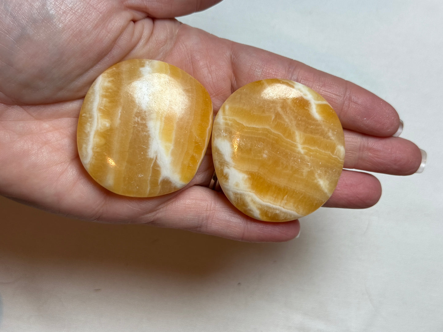 Gemstone Cookie (Round Palm Stone/Worry Stone)