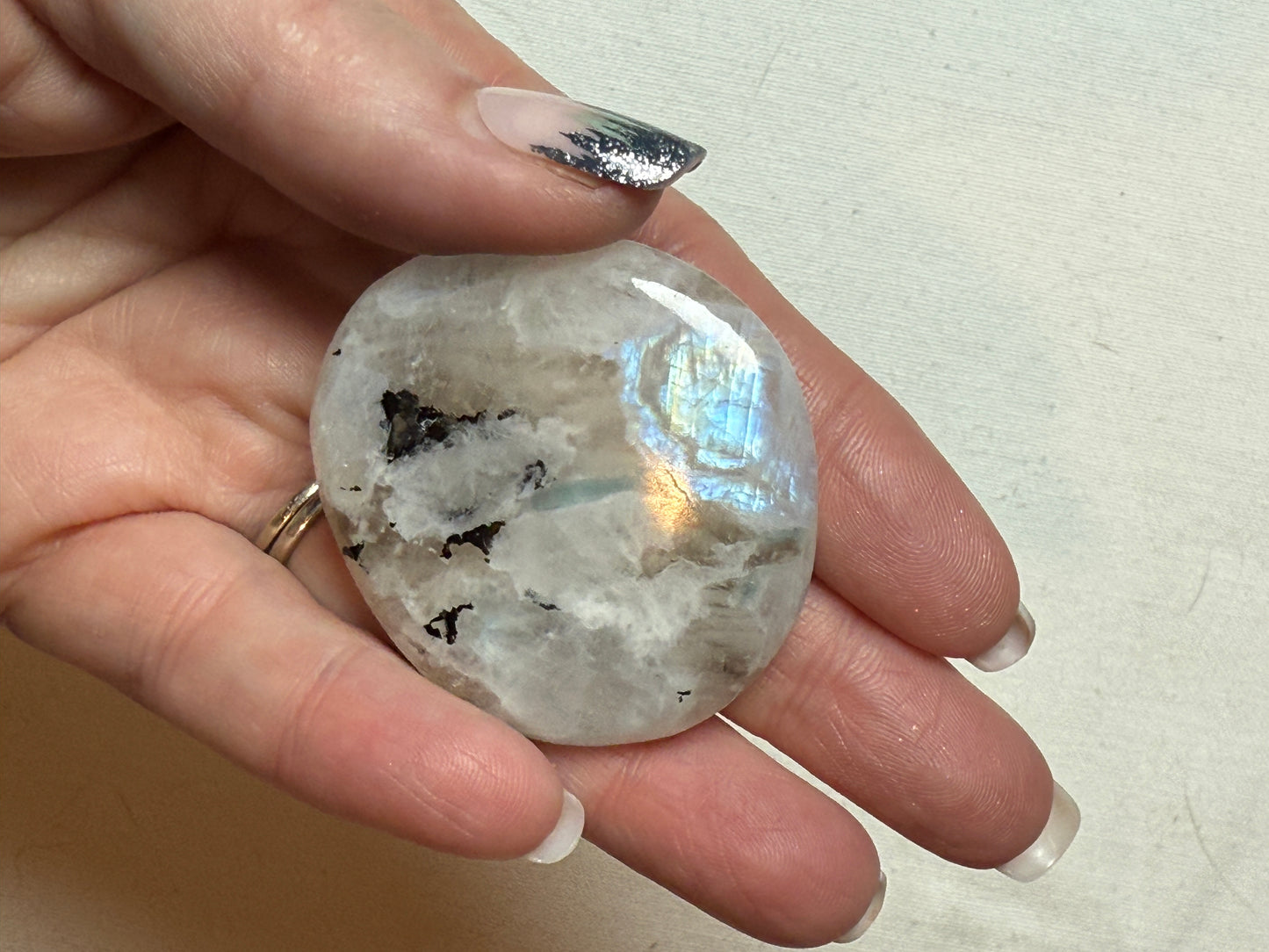 Gemstone Cookie (Round Palm Stone/Worry Stone)