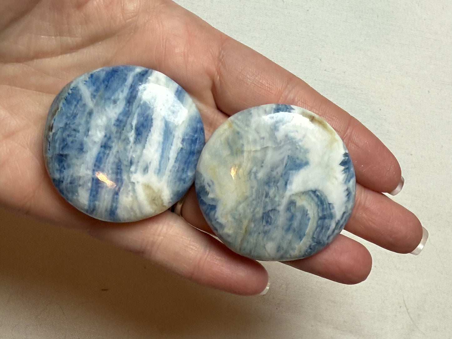 Gemstone Cookie (Round Palm Stone/Worry Stone)