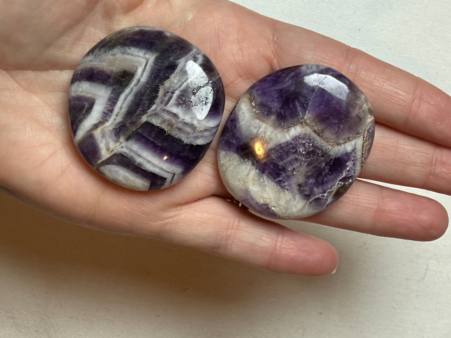 Gemstone Cookie (Round Palm Stone/Worry Stone)