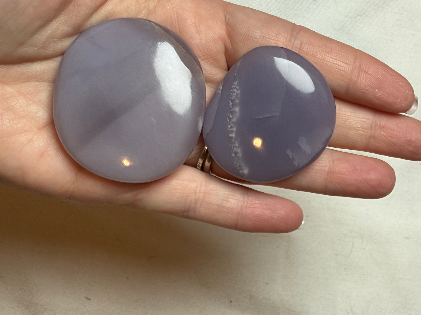 Gemstone Cookie (Round Palm Stone/Worry Stone)