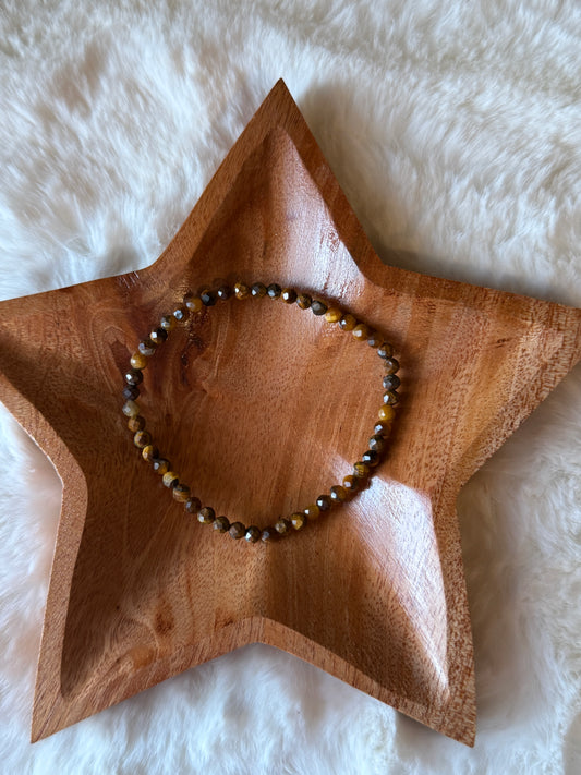 4MM Faceted Crystal bracelets