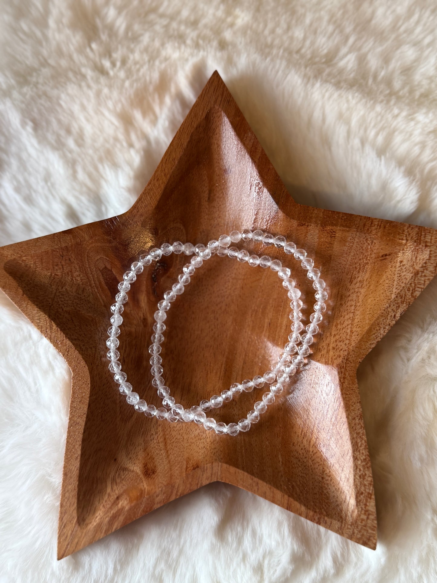 4MM Faceted Crystal bracelets