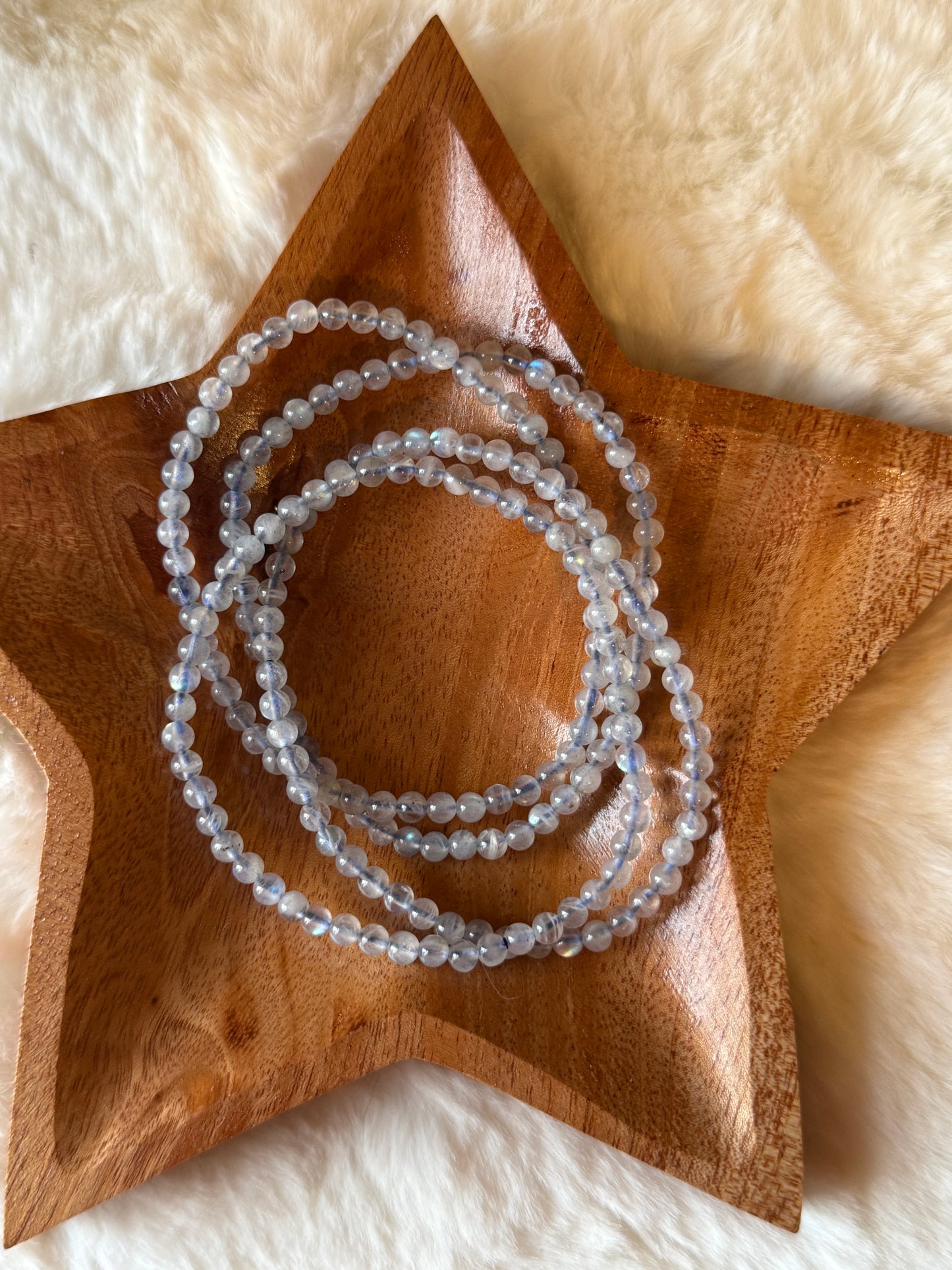 4MM Labradorite High Quality Bracelet