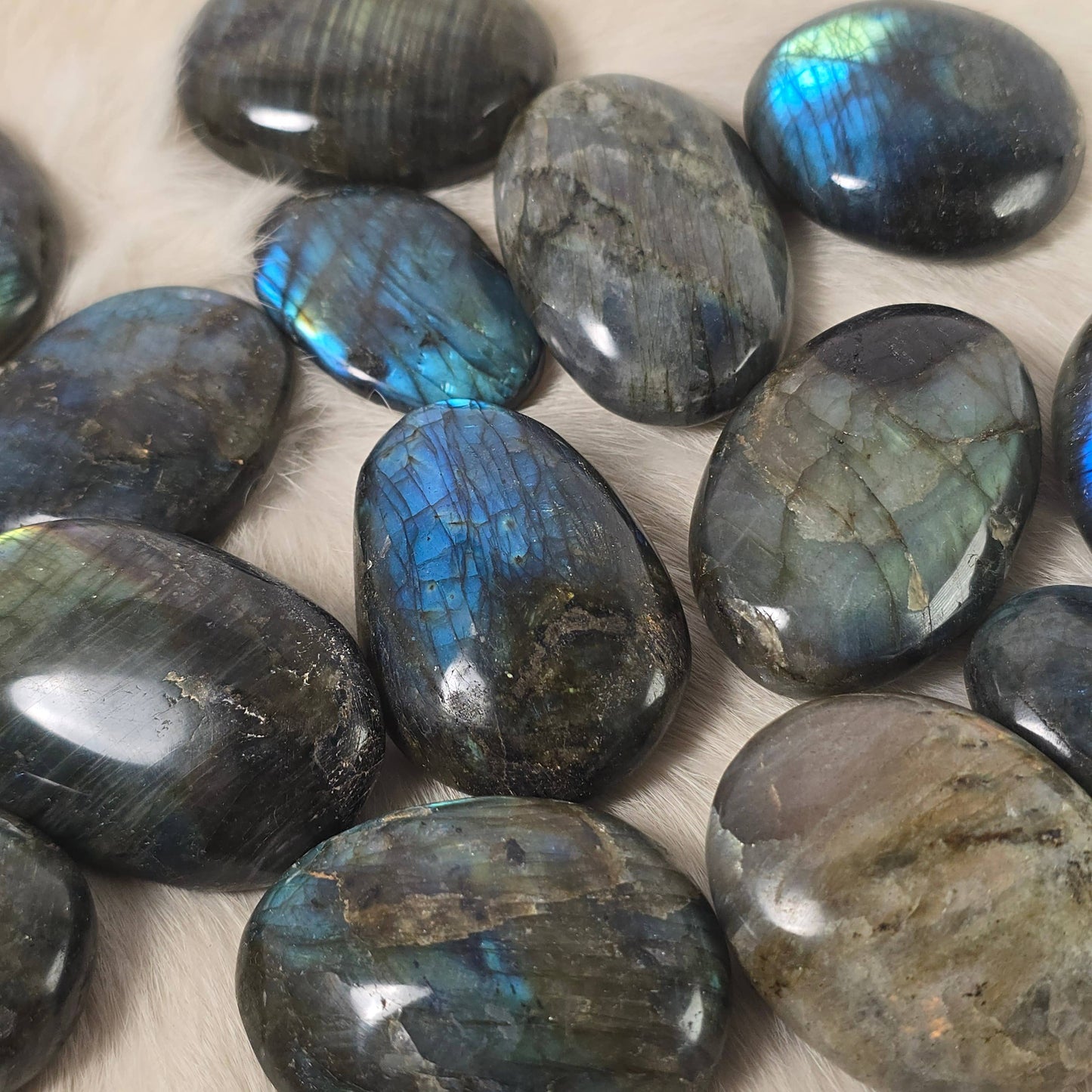Labradorite Palm Stone
